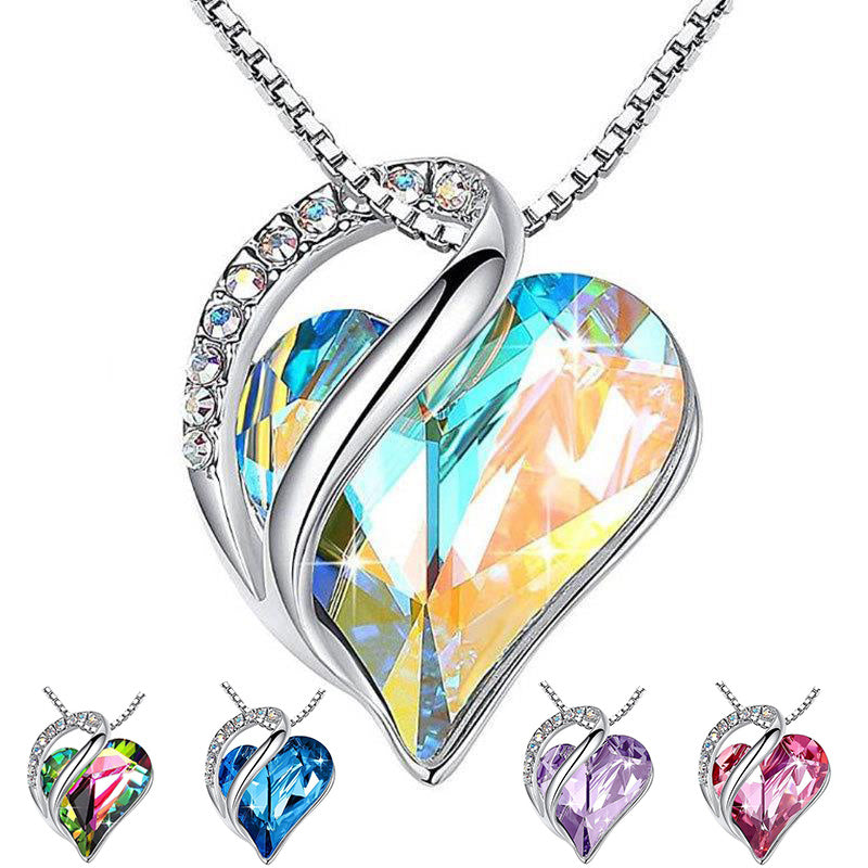 Sliver Heart Shaped Necklace