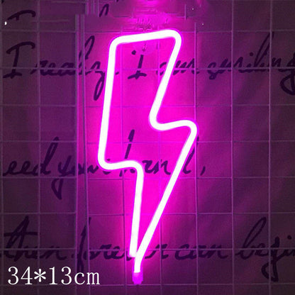 Decorative neon lights