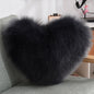 Heart Shape Fluffy Decorative Pillow