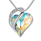 Sliver Heart Shaped Necklace