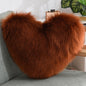 Heart Shape Fluffy Decorative Pillow