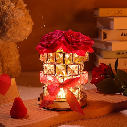 Rose Cube Table Lamp