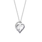 Sliver Heart Shaped Necklace