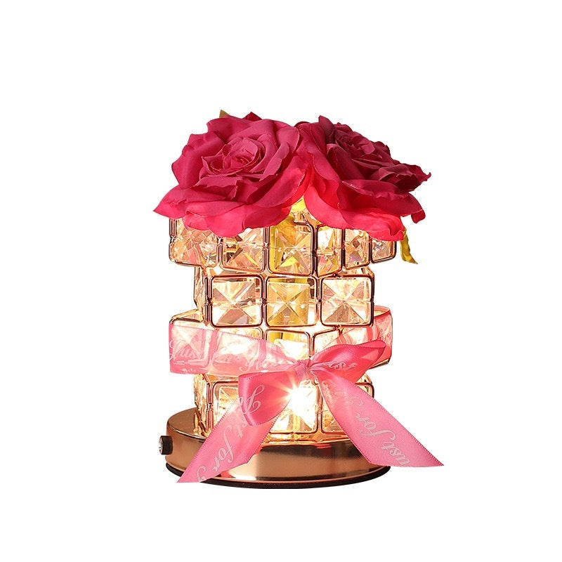 Rose Cube Table Lamp