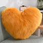 Heart Shape Fluffy Decorative Pillow